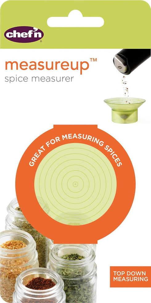 Chef'n Measureup Top Down Spice Measurer, One Size, Arugula