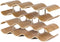 14 Bottles Wine Racks Countertop for Shelf, 4-Tier Wooden Wine Bottle Holder