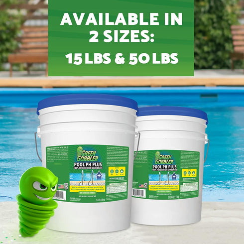 15 lb pH Increaser for Hot Tub & Pool | Pure Soda Ash, Sodium Carbonate |