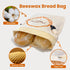 pipi&titi (2-packs),Zippered Storage,17x12.6 inches Reusable Beeswax Bread Bags for Homemade Bread Bread Bag