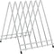 Winco Medium Chrome Plated 6-Slot Cutting Board Rack