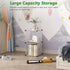 C&AHOME 2-Cube Storage Organizer Unit, Plastic Closet Shelf, DIY Bookshelf, 12.4" L x 12.4" W x 24.8" H, White
