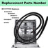 W11177741 W10300924 Dishwasher Door Gasket For Whirlpool Replacement W10300924V, W10660528