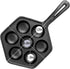 WUWEOT Nonstick Aebleskiver Pan, Cast Iron Takoyaki Griddle for Making Pancake Balls, Poffertjes, and Thai Kanom Krok