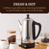 12-Cup 360 Elite Gourmet Electric Coffee Percolator, Dishwasher Safe Stainless-Steel Filter, Lid & Tube, Keep Warm