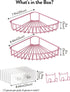 2 2 Pack, 90-Degree Orimade Corner Shower Caddy with Hooks Wall Mounted Metal Bathroom Shelf Storage Organizer Adhesive