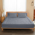 Twin XL Size Mattress Pad Cotton Top Cover for College Dorm, Quilted Fitted Protector with Deep Pocket