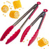 StarPack Premium Silicone Kitchen Tongs Set of 2, 9-Inch & 12-Inch, Stainless Steel with Non-Stick Tips