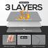 FLASLD Heat Resistant Mat, 12"X18", Fireproof Silicone Mats for Air Fryer, Countertop Protector, No-slip and Waterproof