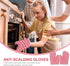 2Pcs Oven Mitts for Play Kitchen,Microwave Oven Gloves Toddler Oven Mitts Kitchen Mitts for Safe
