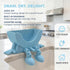 FKSWSQY 3D countertop Upgraded Hanging Sponge Rack with Drainage Holes, Suitable for Kitchen Sinks, Printed Fun Sponge