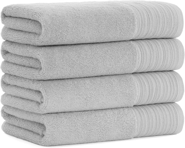 Aston & Arden Anatolia Turkish Hand Towels - Pack of 4-100% Ring
