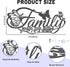 Family Metal Wall Decor Word Sign, Black Family Makes This House A Home Art, Butterflies Love Heart Wall Hanging