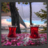 ums Turkish Tea Glass Set, Slim Waist Design, 12 Pieces for 6 People, Includes Glasses & Saucers