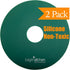 2 Silicone Dehydrator Sheets NON-Toxic for Nesco Round Dehydrators, Reusable Flexible Non Stick - 2 FLAT Sheets