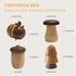 Cute Mushroom Toothpicks Holder with 390 Pcs Toothpicks, Cactus Toothpick Dispenser for Home Kitchen Decor