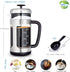 Easyworkz Stainless Steel French Press Coffee Tea Maker, 34 oz with Soft Grip Handle