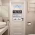 Jetec Bathroom Wall Decor - Bath Rules Wall Art Sign, Funny Wooden Hanging Sign for Home Bedroom