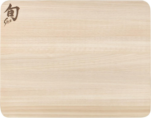 Shun Cutlery Small Hinoki Cutting Board, 10.75" x 8.25" Wooden Japanese Chopping Board for Kitchen
