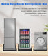 Mini Fridge Mat 24" x 24" with 0.8" Convex Edge, Silicone Floor Protector for Air Conditioner, Prevents Water Leakage