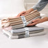 Sheet Organizers and Storage Bands - Elastic Bed Sheet Straps/Sheet Storage Organizer for Linen Closet, 4 Pieces (Twin) by Bozenu