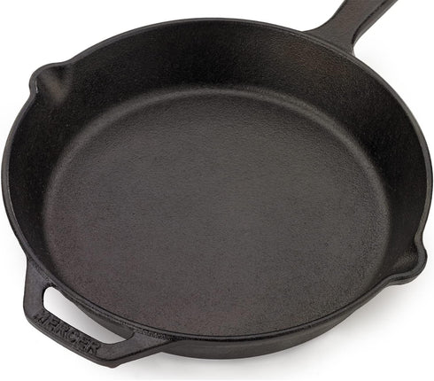 Mercer Culinary 10.25-Inch Pre-Seasoned Cast Iron Skillet