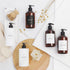 Set Set Countertop Set Luxe White Kitchen Soap Dispenser with Tray and Dish Brush, Refillable Hand and Dish Soap