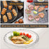 P&P CHEF Round Cooking Rack, 3 Pcs Stainless Steel Baking Cooling Steaming Grilling Rack for Air Fryer and Oven (7.5 +