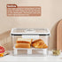 peatend Countertop Bread Box for Kitchen | Airtight Bread Storage Container with New Upgrade Time Recording Lid Bread