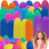 The Dreidel Company 2.3" Fillable Easter Eggs (50 Pack), Colorful Bright Plastic Eggs for Easter Egg Hunt