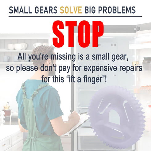 Ice Maker Drive Gear 5304469403 Compatible with Refrigerator Accessories, Replaces Part Numbers AP4368872, 08000251,