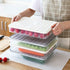 Food Storage Bin Vegetable Organizer with Lid, Clear Fridge Crisper to Keep Food Fresh, BPA Free Kitchen Organizer