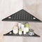 mivndeeopu Corner Shower Shelves 2-Pcs, 10 Rustproof 304 Stainless Steel Shower Corner Shelf
