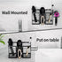 Hair Tool Organizer, 3 in 1 Metal Bathroom Blow Dryer Holder, Wall Mount for Flat Iron, Curling Iron, Straightener,