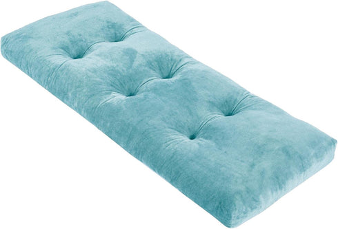 JAMPAYANG (36"x14", Bench Cushion, Non-Slip Tufted Bench Cushions for Swing, Shoe Storage, Window Seat Sky Blue)
