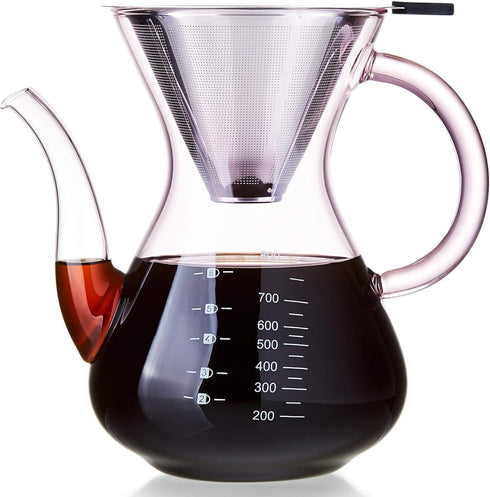 Unbreakable - Pour Over Coffee Maker with Double Stainless Filter 27 fl