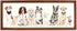 Dogs in a Row Framed Wood Wall Decor - Adorable Dog Wall