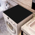 Washer or Dryer Top Mat Cover, Anti-Slip Dust-Proof Top Cover, 23.6'' x 23.6'' Black Covers for Home Kitchen