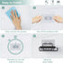 2 Adhesive Soap Bar Holder for Shower Wall, Self Draining Soap Dish Container Caddy Saver with Hooks for Razor Loofah