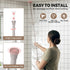 4 Holder,63.7-119 Inch Urackify Corner Shower Caddy Tension Pole, Tier Adjustable Bathroom Organizer Shelves, Shower