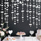 52Ft Valentines Day Party Decorations - White Heart Garland and Love Heart Hanging Paper Streamer Banner