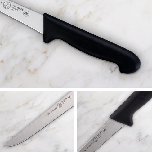Messermeister Pro Series 6” Stiff Boning Knife - German X50 Stainless Steel, NSF-Approved PolyFibre Handle