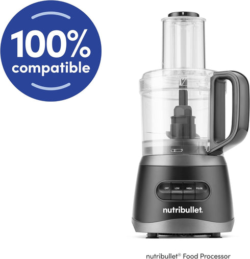 NutriBullet Small Food Processor Chopping Blade, Grey