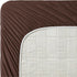 Clara Clark Premier 1800 Series Bed Sheet Set, 4pc, Queen, Chocolate Brown