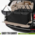 Folding Mattress Bag Waterproof - Black Heavy Duty Carry Case Fits up to 4 Queen Mattress for Tri-Fold Storage