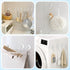 VIS'V Small Shower Suction Cup Hooks, Heavy Duty, Removable and Reusable, Clear, 2 Pcs