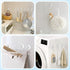 VIS'V Small Shower Suction Cup Hooks, Heavy Duty, Removable and Reusable, Clear, 4 Pcs