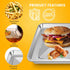 12" 12" Baking Pan for Breville Smart Oven, Compatible with Ninja SP100 SP101 SP1001C SP201 Air Fry Oven