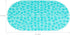 27 14 Inch, WELTRXE Pebbles Bath Mat Oval Non-Slip Bathtub Mat with Suction Cups, Drain Holes for Bathroom Showers