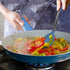 Silicone Spatula and Cooking Spoon Set - 5 Pack with Solid & Slotted Spoons, Heat Resistant, Starry Blue